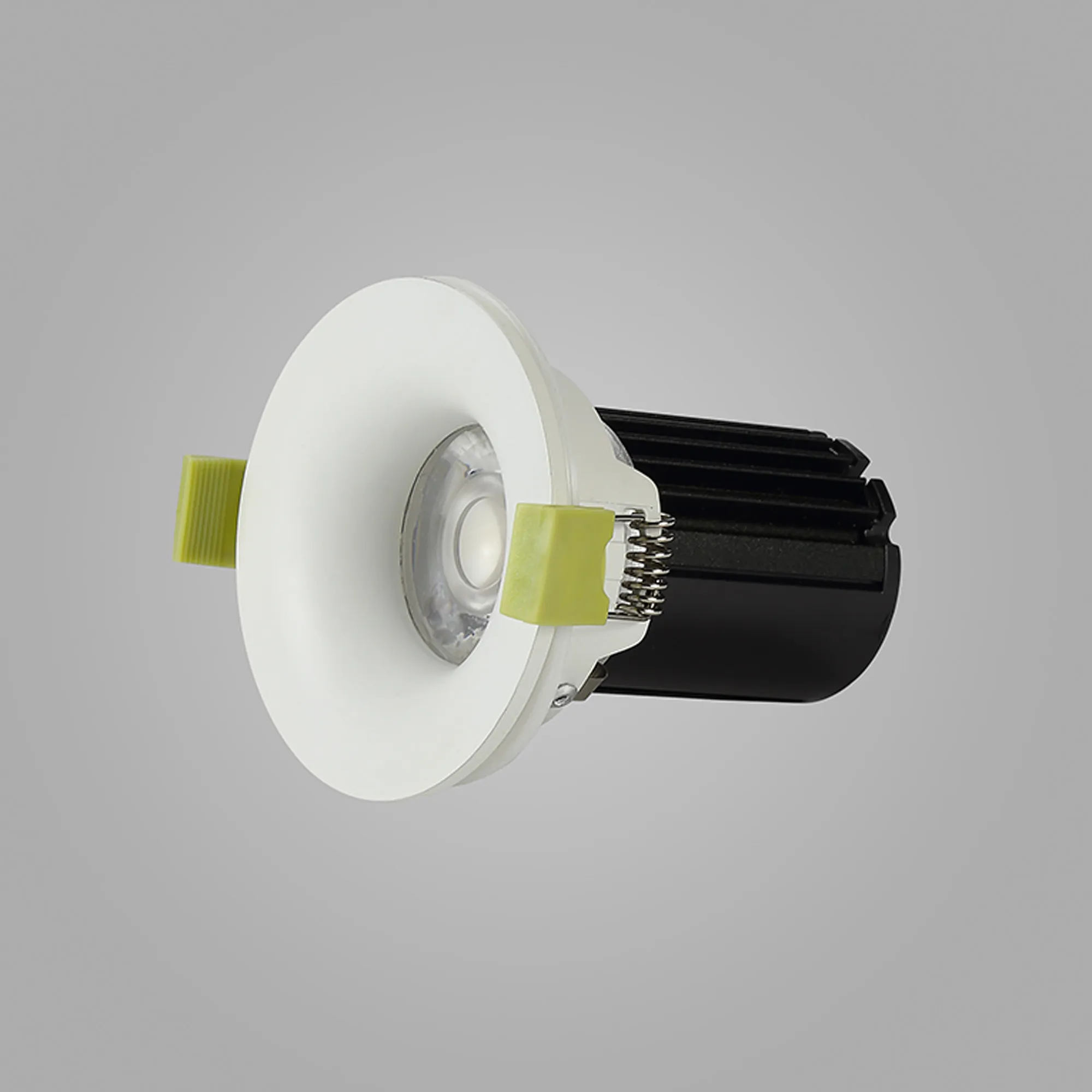 Bruve 12 Tridonic powered 12W 3000K 1200lm 36° LED Engine,300mA , CRI>90 LED Engine Matt White Fixed Round Recessed Downlight, Inner Glass cover, IP65 DM202492  Dlux Bruve 12 IP65